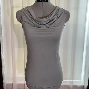 Banana Republic, Women’s Cowl neck, Sleeveless, Shirt, XS, Gray